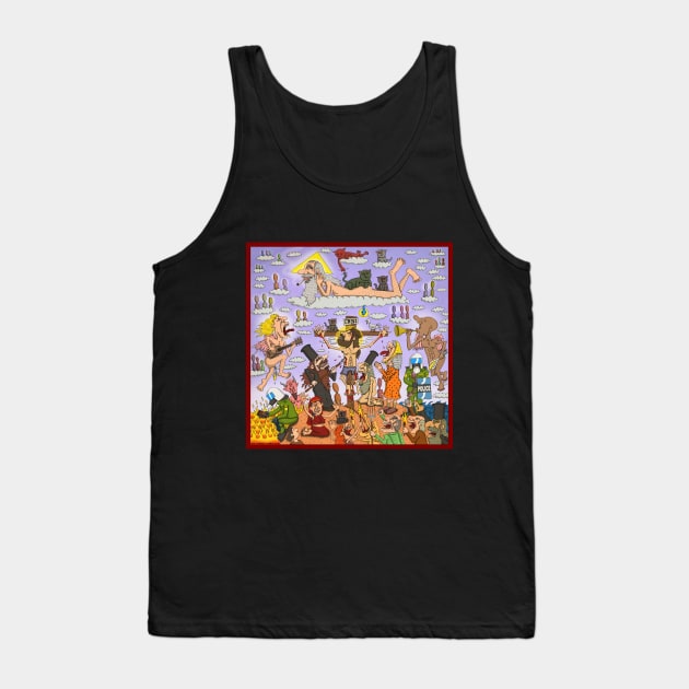 Crucifixion of Jesus Christ Tank Top by micalef